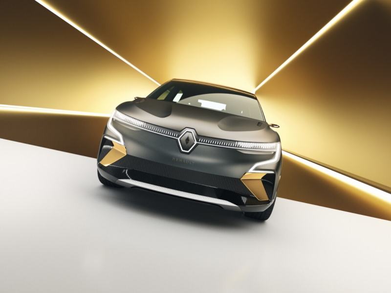 Электрокросс Renault Megane eVision 2022 "засветился" на тестах