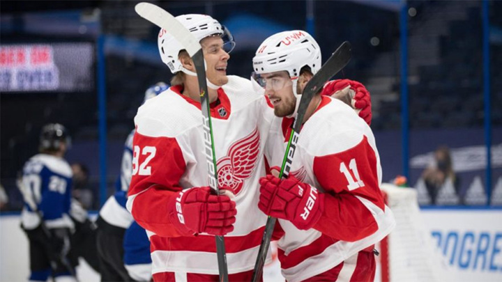 Гол Наместникова помог "Детройту" победить "Вегас"