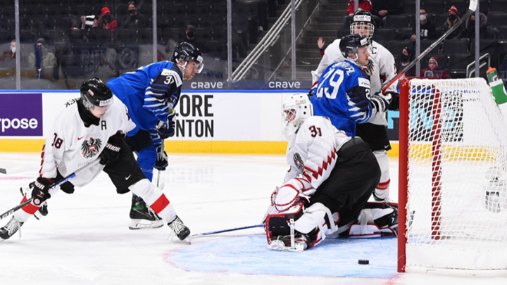 "Молодежка" Финляндии разгромила хоккеистов Австрии