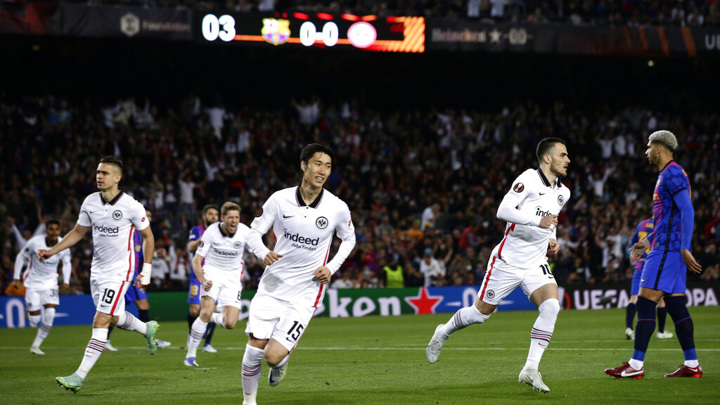 "Айнтрахт" выбил "Барселону" из Лиги Европы