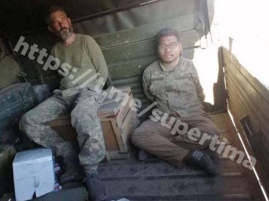 Появилось фото американских наемников в плену на Украине