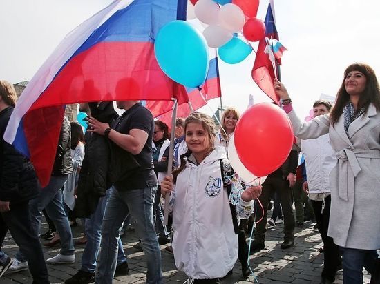 Почти полмиллиона россиян участвовали в торжествах 1 мая