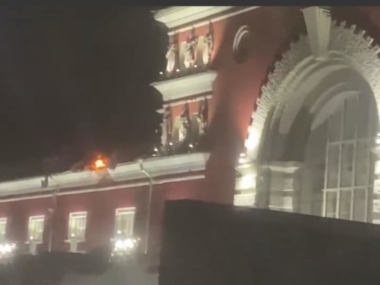 Опубликованы кадры с вокзала в Курске после атаки беспилотника