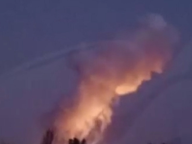 Появилось видео последствий взрыва в окрестностях Евпатории