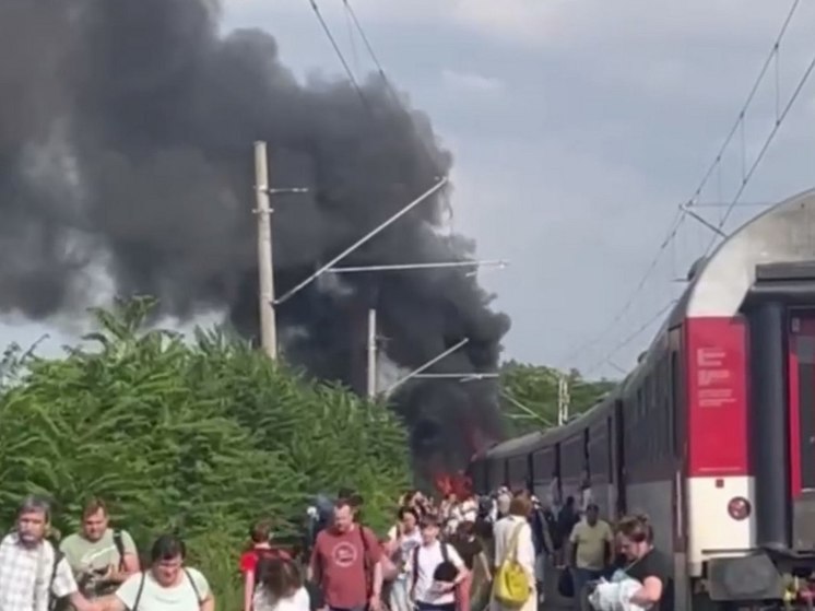 Поезд Прага-Будапешт с украинцами загорелся после происшествия