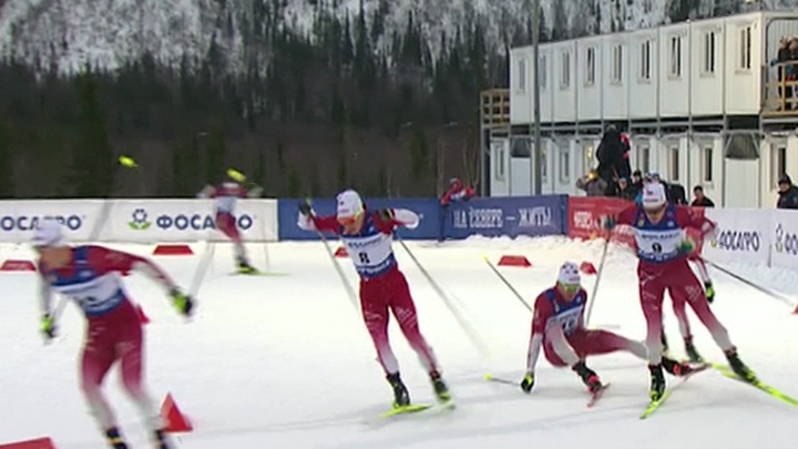 Большунов согласился, что после финиша надо было вести себя спокойней - Новости на Вести.ru