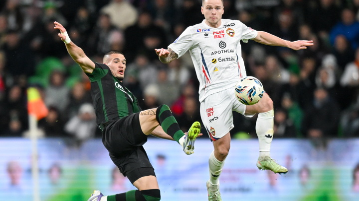 "Краснодар" дома обыграл ЦСКА и уходит на паузу лидером РПЛ - Новости на Вести.ru